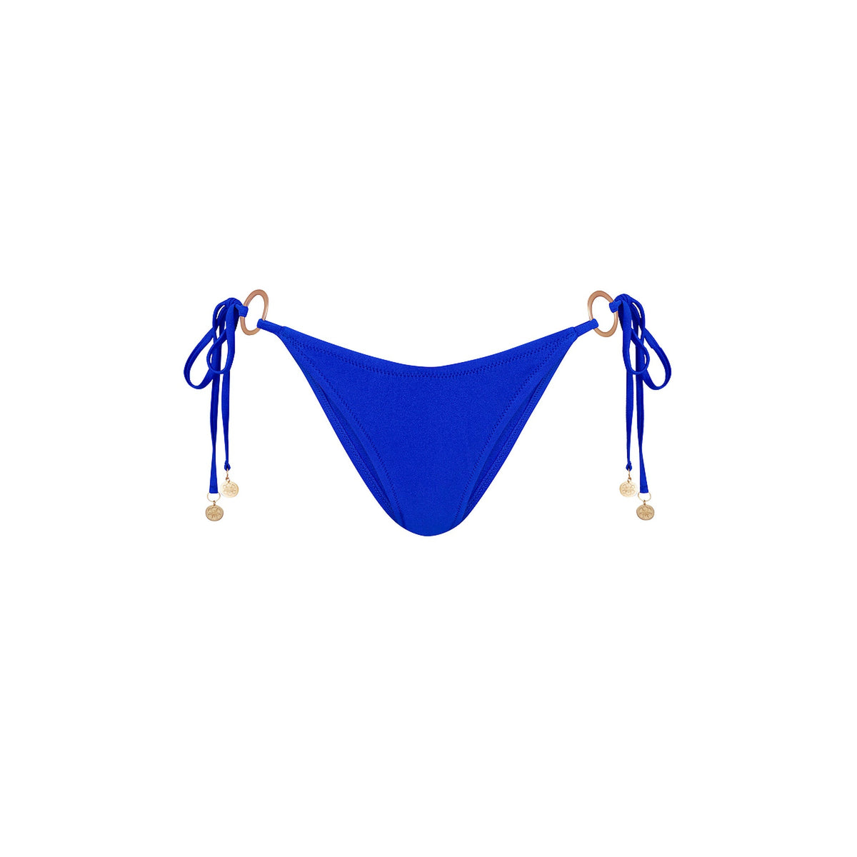 Ring Cheeky Tie Bikini Bottom - Blue Lagoon