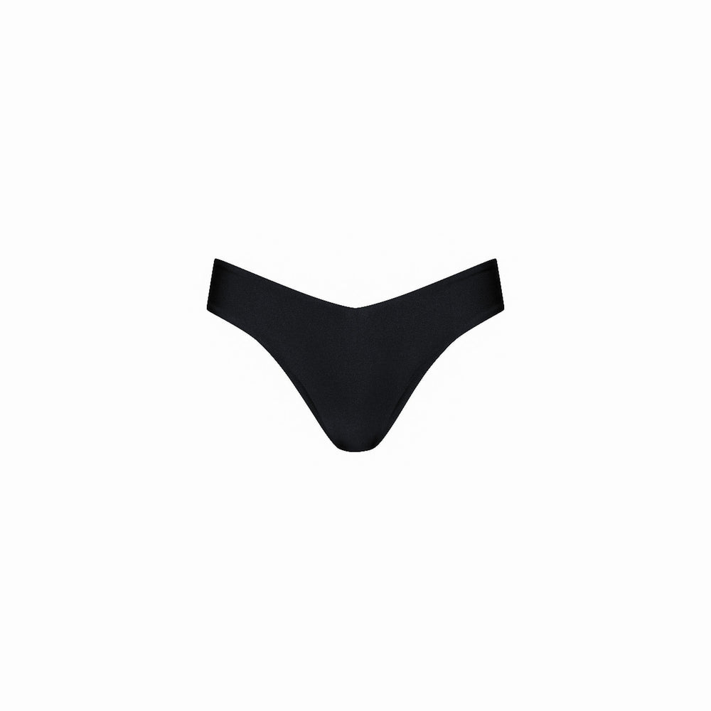 Cheeky V Bikini Bottom - Twilight Black