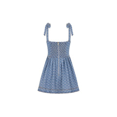 Ruffle Corset Mini Dress - Darling Denim
