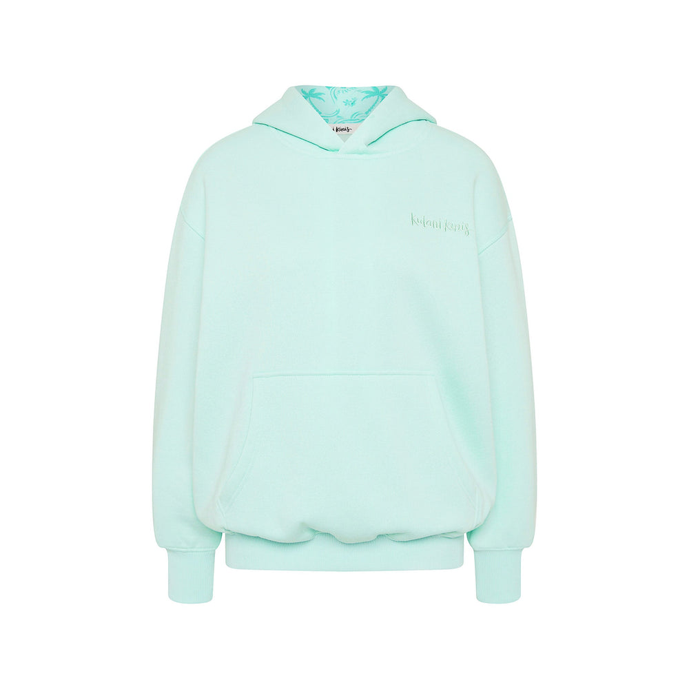 Embroidered Hoodie - Jelly Mint