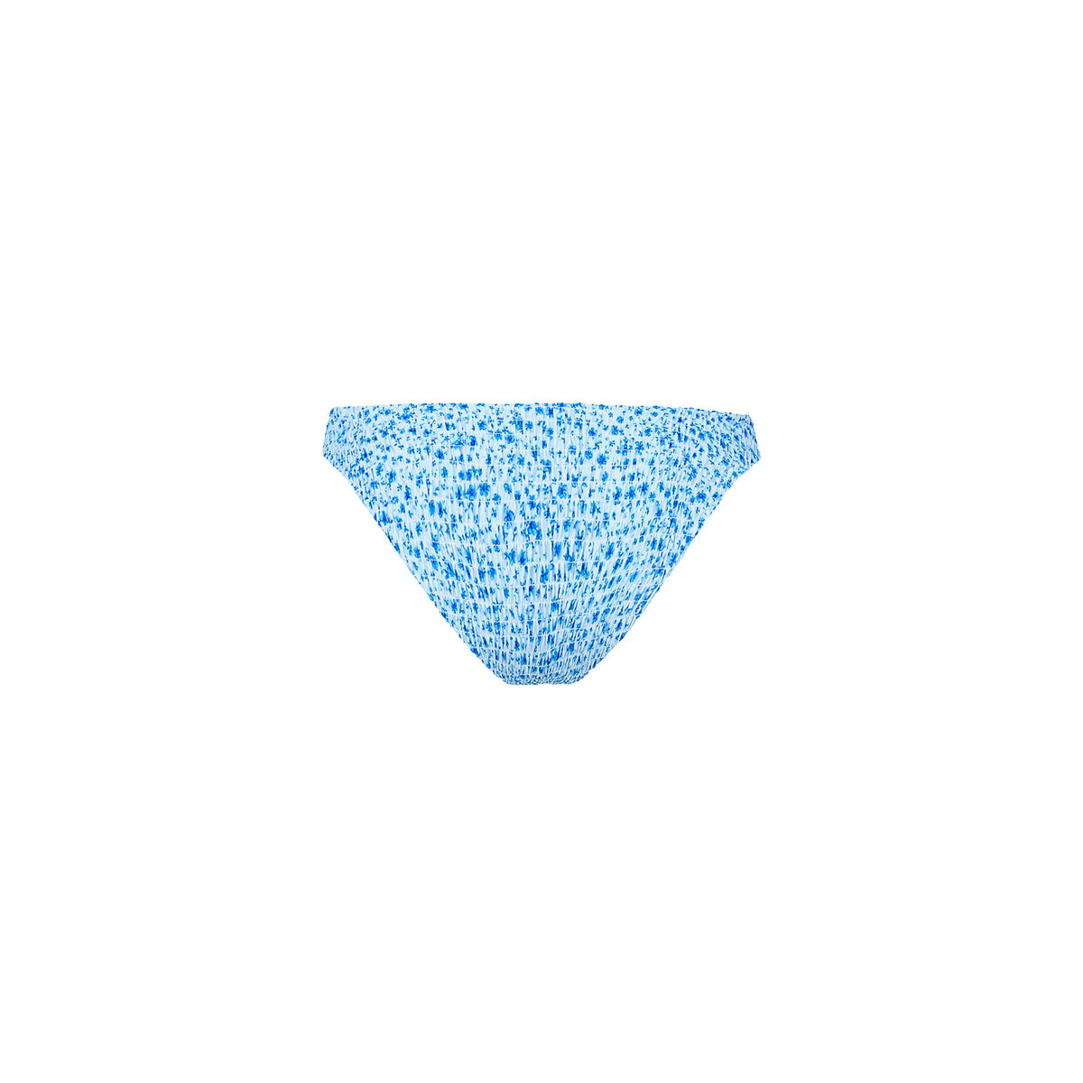 Shirred Minimal Full Coverage Bikini Bottom - Dream Flower