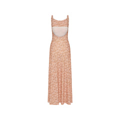 Scoop Low Back Maxi Dress - Wild Skies