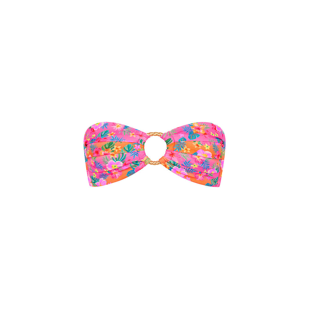 Strapless Bandeau Bikini Top - Summer Glow