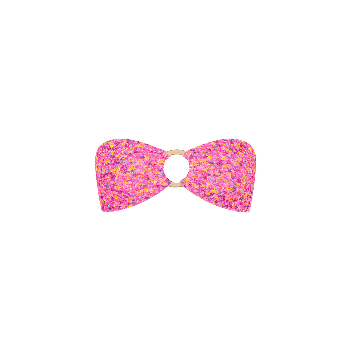 Strapless Bandeau Bikini Top - Gelato Bloom