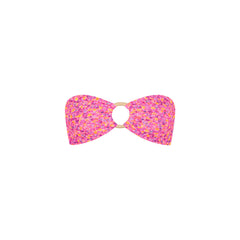 Strapless Bandeau Bikini Top - Gelato Bloom