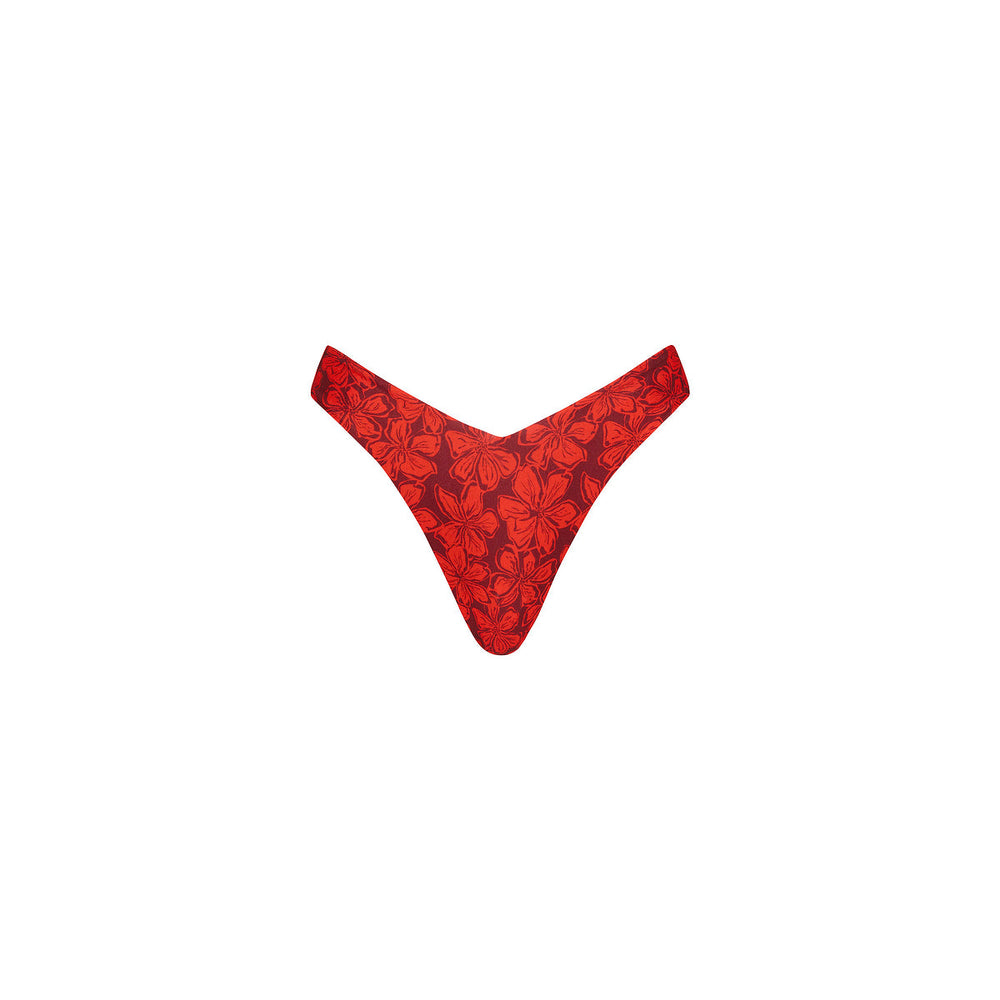 Y Cheeky Bikini Bottom - Sassy Sangria