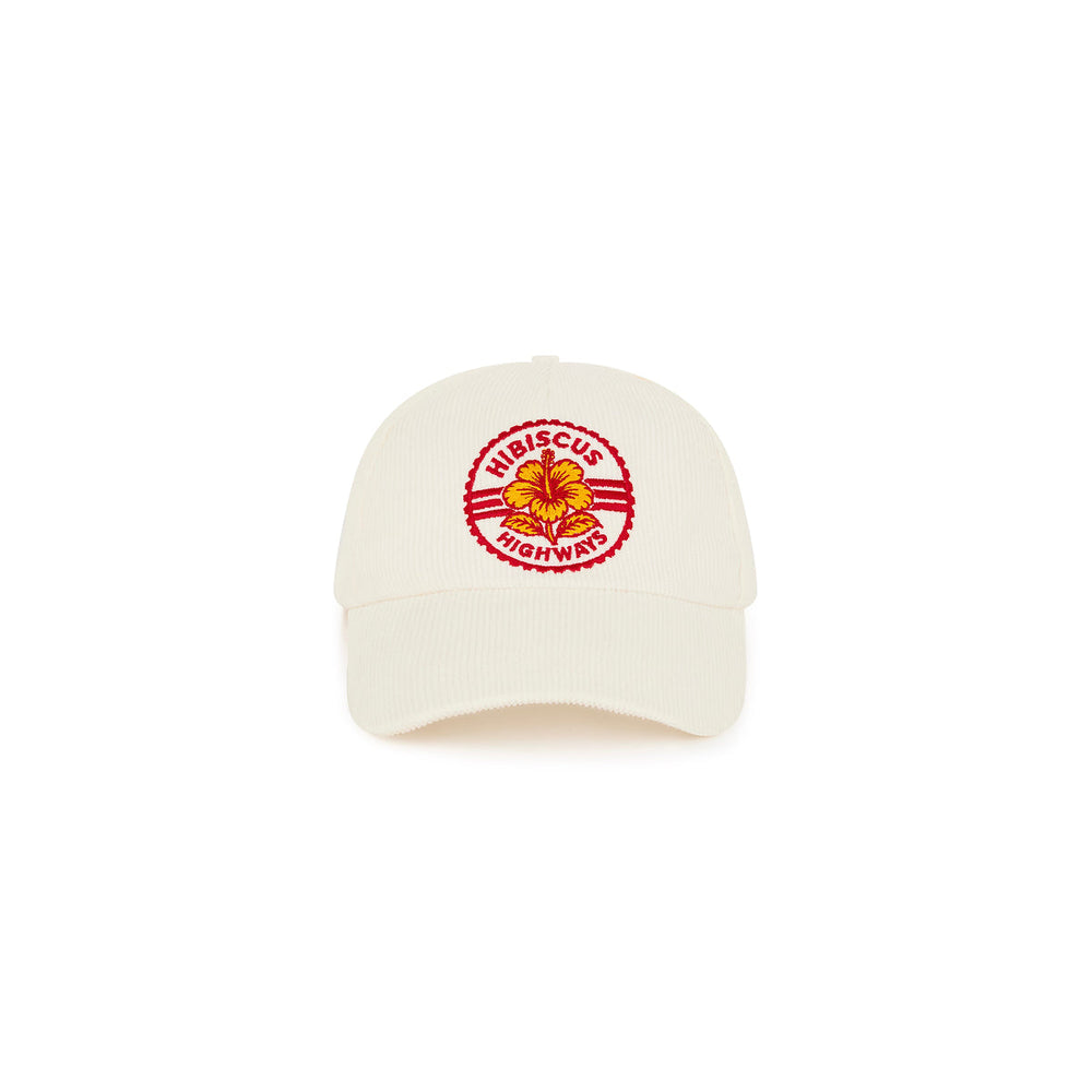 Vintage Corduroy Cap - Hibiscus Highway