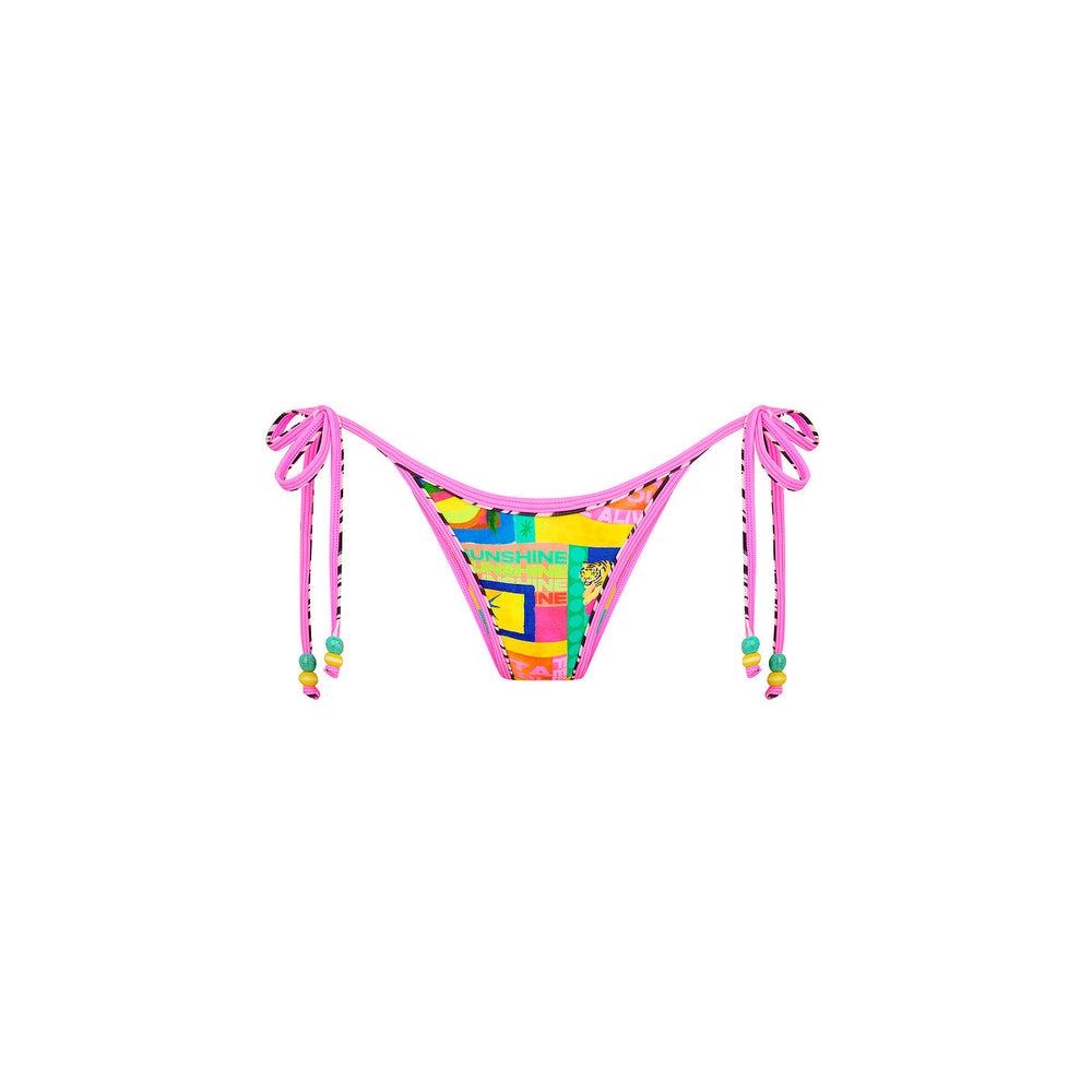 Double Bind Cheeky Tie Bikini Bottom - Sun Honey