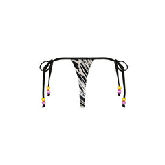 Micro Thong Tie Side Bikini Bottom - Wild Honey