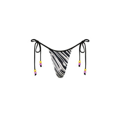 Micro Thong Tie Side Bikini Bottom - Wild Honey