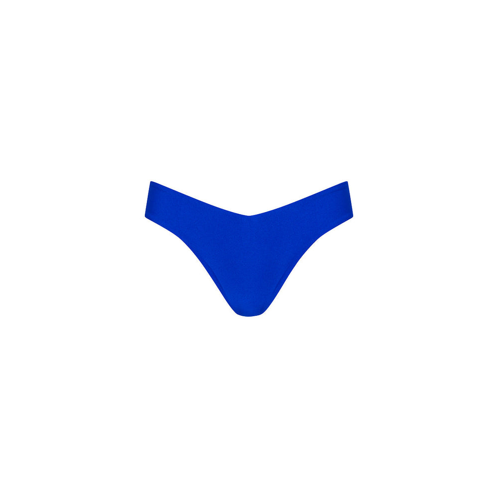 Cheeky V Bikini Bottom - Blue Lagoon