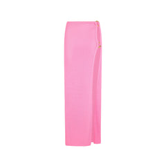 Ring Side Split Maxi Skirt - Bubblegum