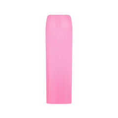 Ring Side Split Maxi Skirt - Bubblegum