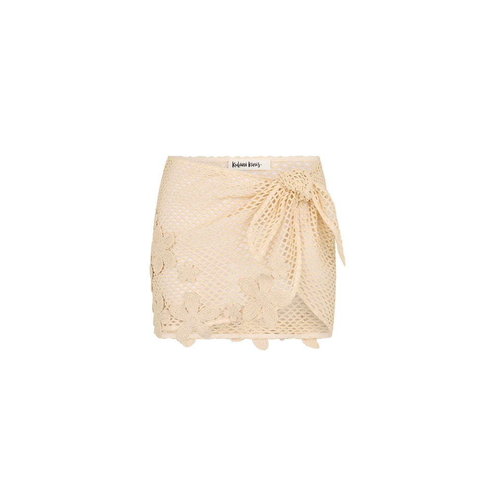 Applique Crochet Sarong - Sunset Shell