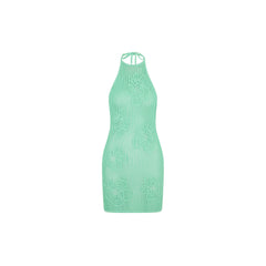 Summer Knit Mini Dress - Crystal Tides