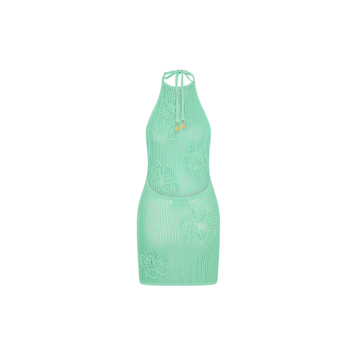 Summer Knit Mini Dress - Crystal Tides