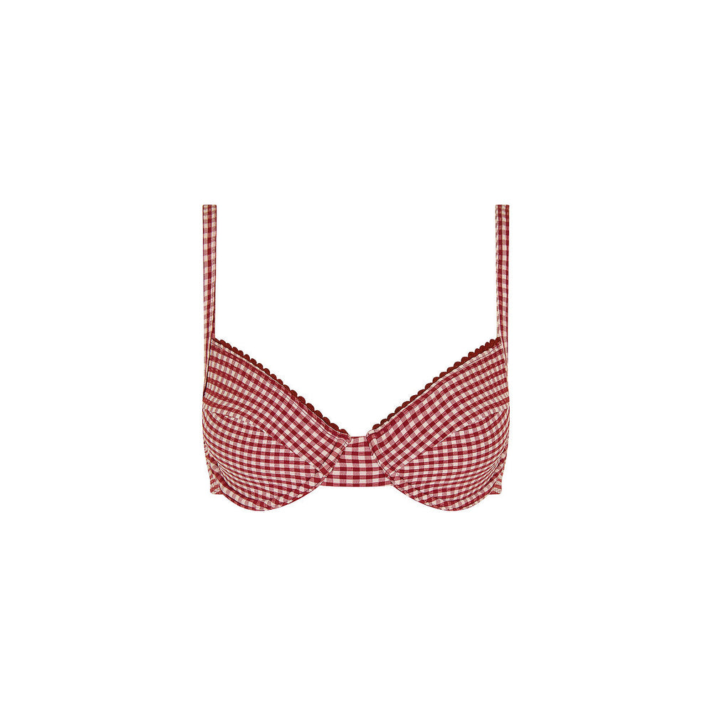Decorative Ditzy Underwire Bikini Top - Coco Kisses
