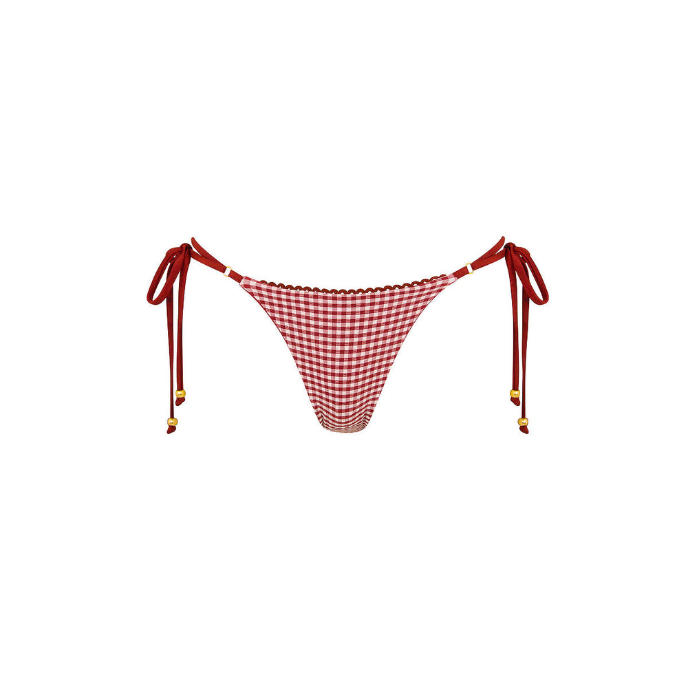 Decorative Thong Tie Side Bikini Bottom - Coco Kisses