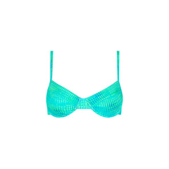 Ditzy Underwire Bra Bikini Top - Summer Seas