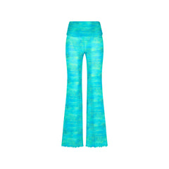 Mesh Flare Pants - Summer Seas