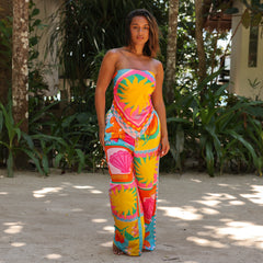Summer Bandana Scarf Top - Sunkissed Coast