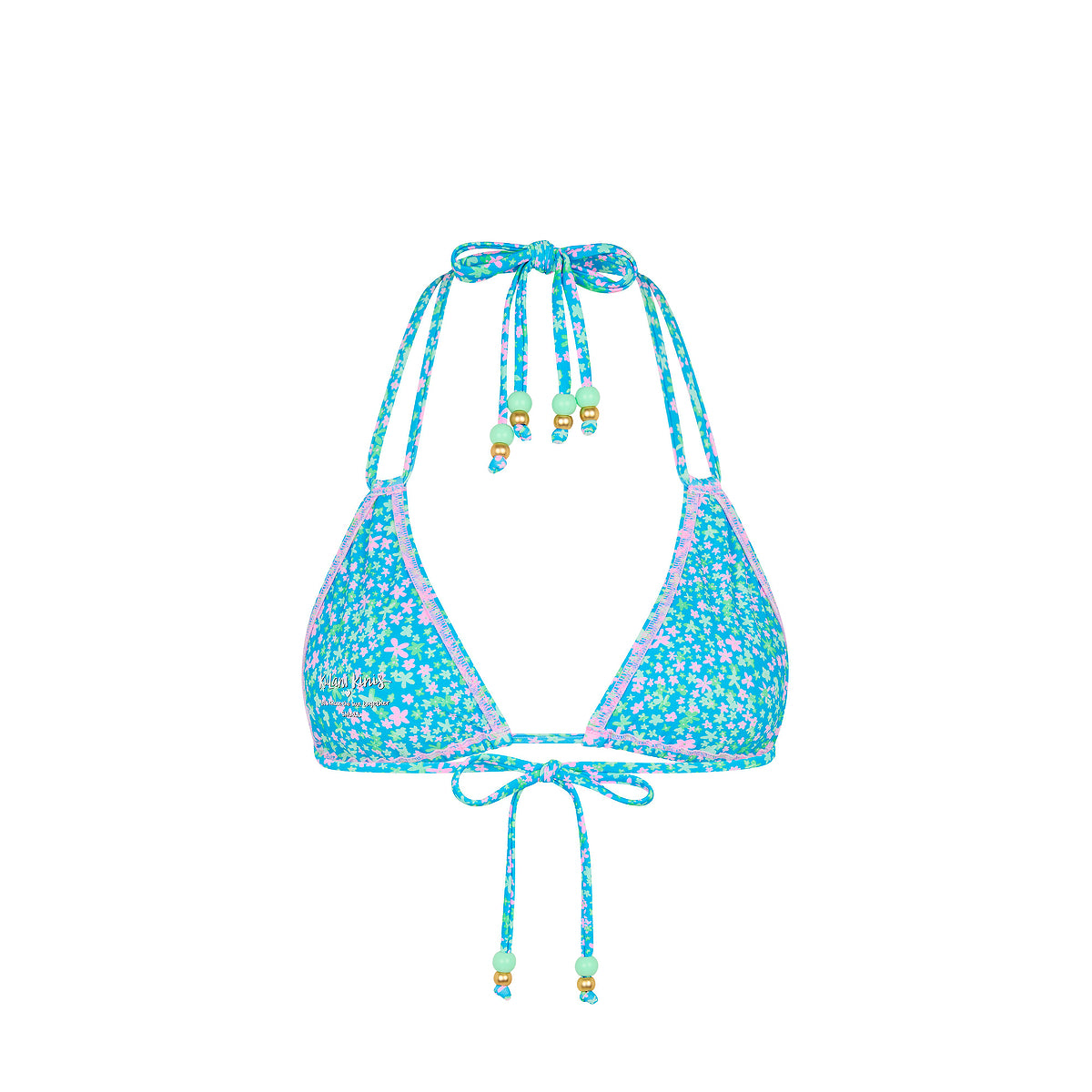 Halter Bralette Bikini Top - Ocean Kisses