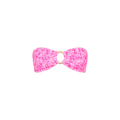 Strapless Bandeau Bikini Top - Berry Burst