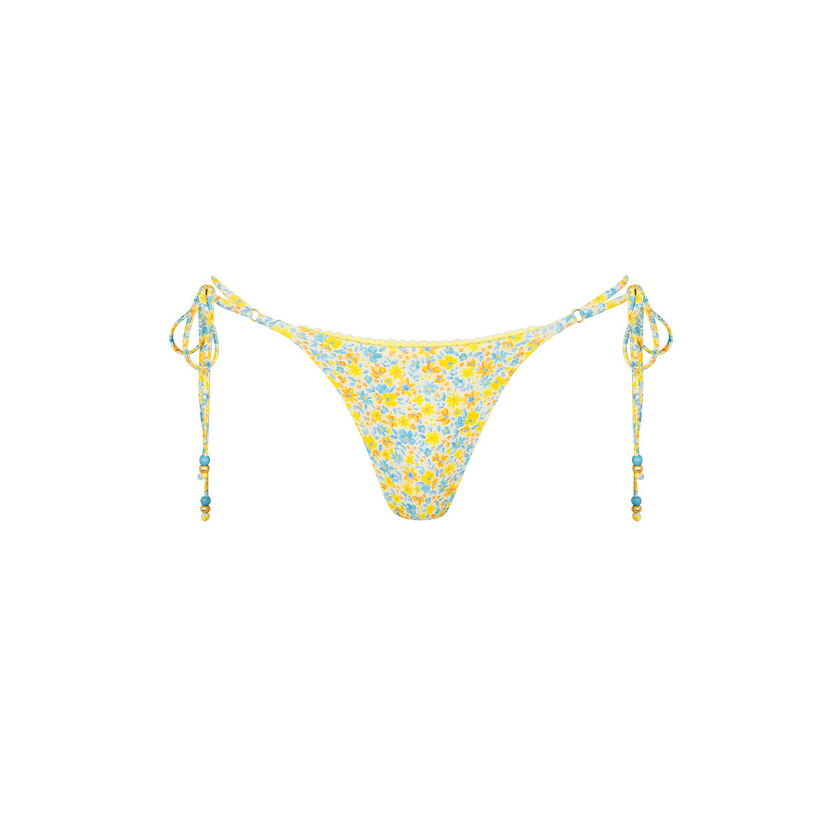 Decorative Thong Tie Side Bikini Bottom - Dreamy Daze