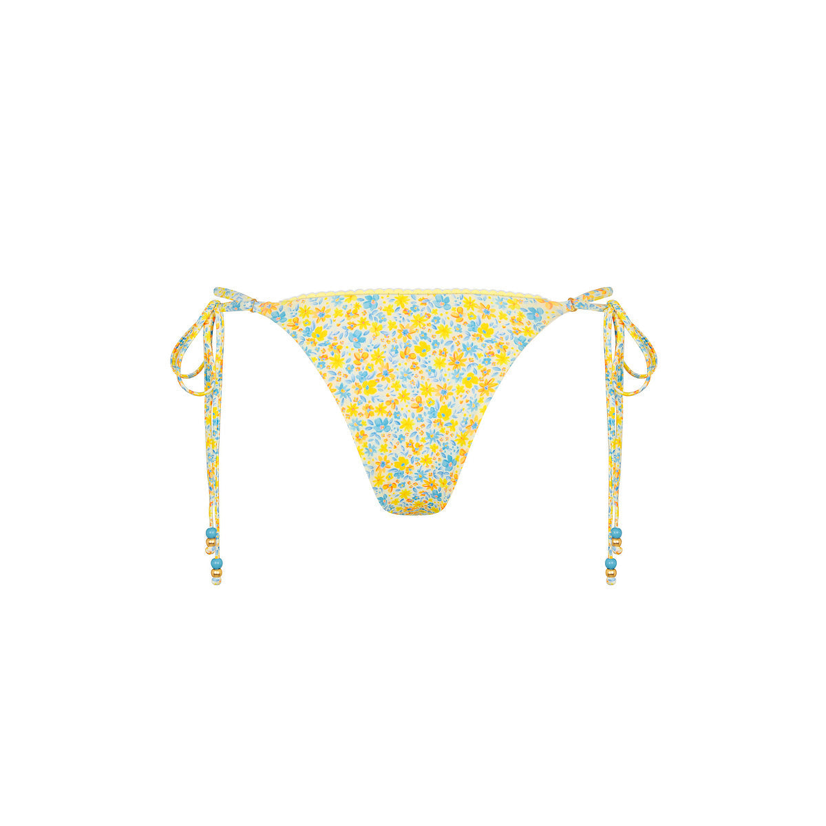 Decorative Thong Tie Side Bikini Bottom - Dreamy Daze