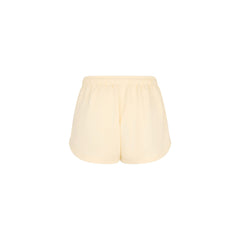 Puff Paint Track Shorts - Buttercream